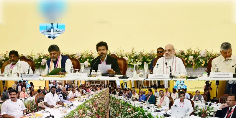 अमित शाह के सामने सीएम विजय ने रखीं दक्षिणी राज्यों की बड़ी मांगें
