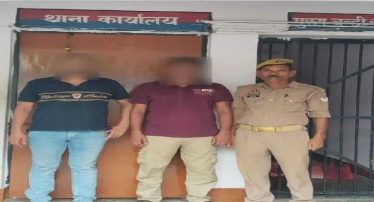 गोमतीनगर विस्तार में स्कॉर्पियो पर फायरिंग करने वाले दो आरोपी गिरफ्तार