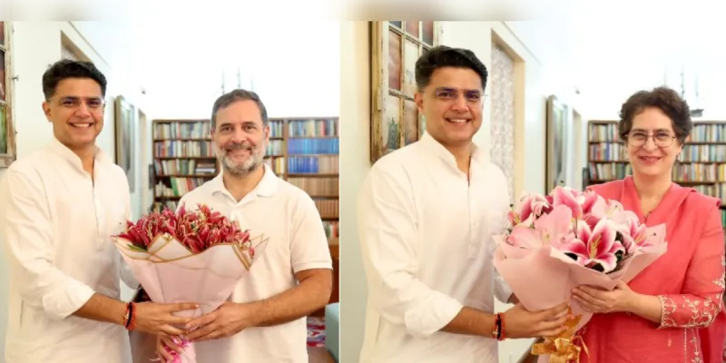 पंजाब प्रभारी बने सचिन पायलट, राहुल-प्रियंका से की मुलाकात