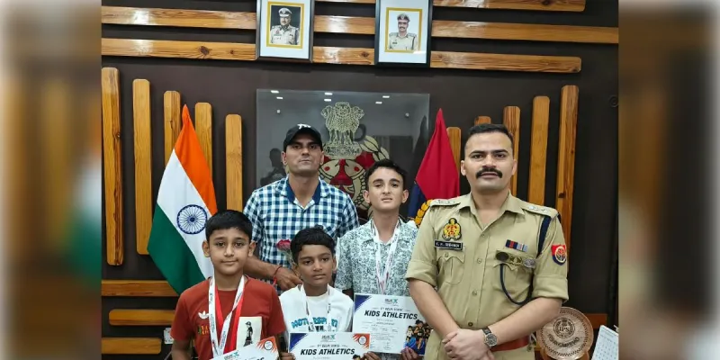 किड एथलेटिक्स चैंपियनशिप में बिजनौर के नन्हे खिलाड़ियों का जलवा